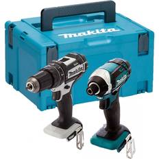 Makita DLX2131 Twin Pack DHP482 White Combi Drill Impact Driver DTD152 Makpac (Solo)