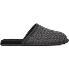 UGG Fabric Slippers UGG Scuff Logo Jacquard - Black