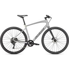 Specialized XL City Bikes Specialized Sirrus X 3.0 2022 - Gloss Flake Silver/Ice Yellow/Satin Black Unisex