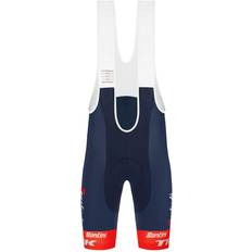 Santini Shorts Santini Trek Segafredo 2022 Fan Line Cycling Bib Shorts Men - Nautica Blue