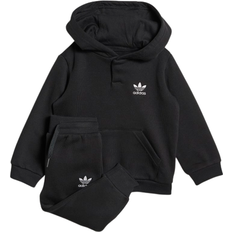 Recycled Materials Tracksuits Adidas Infant Adicolor Hoodie Set - Black (HK7454)