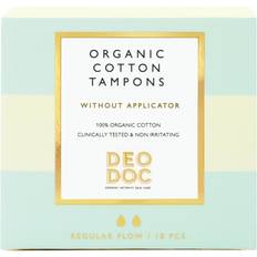 DeoDoc Organic Cotton Tampons Regular 18-pak