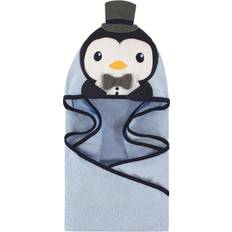 Hudson Animal Face Hooded Towel Handsome Penguin