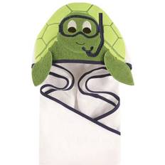 Baby Towels Hudson Animal Face Hooded Towel Scuba Turtle