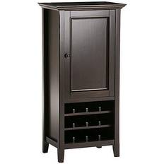 Shelves Liquor Cabinets Simpli Home Amherst Liquor Cabinet 24x50"