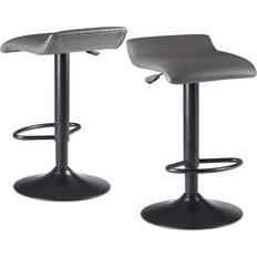 Adjustable Seat Bar Stools Winsome Tarah Bar Stool 34.5" 2