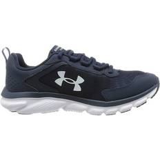Under Armour Leather Running Shoes Under Armour Charged Assert 9 M - Navy Blue/White