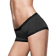 Polyester Panties Maidenform One Fab Fit Microfiber Boyshort with Lace - Geo Snowflake