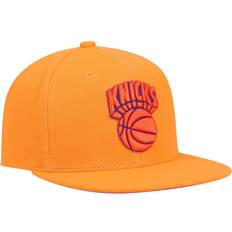 Orange - Sportswear Garment Headgear Mitchell & Ness New York Knicks Hardwood Classics Tonal Snapback Hat Men - Orange