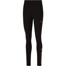 Puma Women Clothing Puma Essentials Womens High Rise 7/8 Ankle Leggings - Black Pink