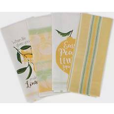 Rectangular Dishcloths DII Lemon Bliss Dishcloth White, Yellow (71.12x45.72cm)