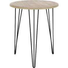 Round Small Tables Ridge Road Décor Hairpin Small Table 18"