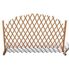 Trellises vidaXL Extendable Wood Trellis Fence 180x100cm