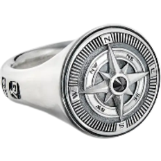 Signet Rings David Yurman Maritime Compass Signet Ring - Silver/Diamond