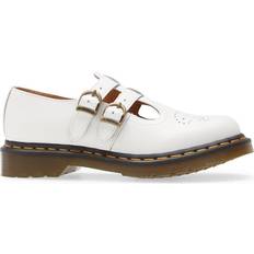 48 ½ Oxford Dr. Martens 8065 Smooth Leather Mary Jane Shoes - White