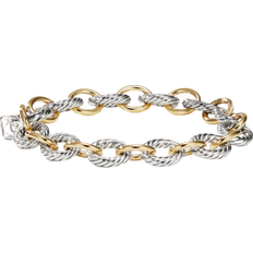 David Yurman Oval Link Chain Bracelet - Gold/Silver