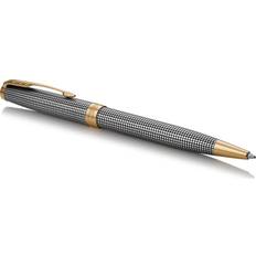 Parker Kuglepenne Parker Sonnet Chiselled Silver GT Kuglepen M