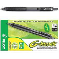 Nero Penne gel Pilot Roller Ball Pen, Medium 0.7 mm, Black PK12