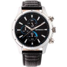 Lacroix Chronograph Leather-Band Black