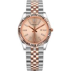 Ure Carrie Taylor Carrie Taylor 32mm Rosegolden Two Tone Classic Date Sapphire