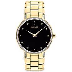 Watches Movado Faceto Watch, 39mm Black/Silver