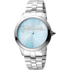 Just Cavalli Womens JC1L006M0065 LOGO WoMens Ice Blue Silver One Size