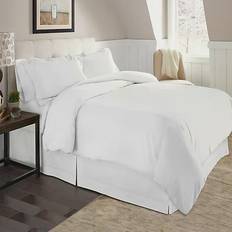 Pointehaven 175 GSM Solid Duvet Cover White (223.52x172.72)