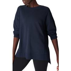 Sweaty Betty After Class Split Sweatshirt - Navy Blue