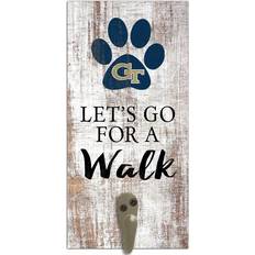 Fan Creations Georgia Tech Yellow Jackets Leash Holder Sign Board