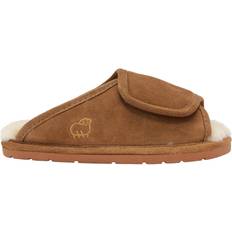 Strap Slippers Lamo Open Toe Wrap - Chestnut