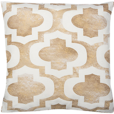 Safavieh Velie Complete Decoration Pillows White, Beige (45.72x45.72cm)