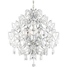 Crystal Chandeliers Ceiling Lamps Minka Lavery Isabella's Crown Pendant Lamp 26"