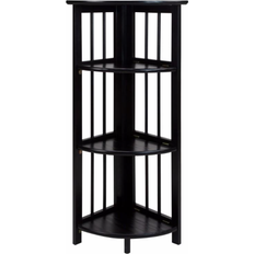 Casual Home 4-Shelf Corner Book Shelf 38.8"