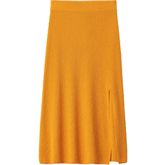 Rag & Bone Soleil Midi Skirt - Deep Yellow