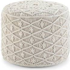 Simpli Home Coates Pouffe 35.6cm