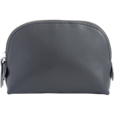 Cuir - Noir Trousses de maquillage Royce New York Compact Cosmetics Bag - Black