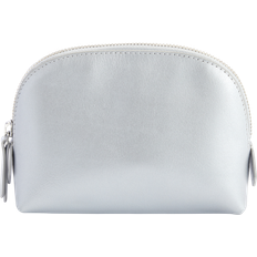 Royce New York Compact Cosmetics Bag - Silver