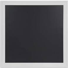 Square Notice Boards DesignOvation Bosc Magnetic Chalkboard Notice Board 31.5x31.5"