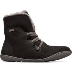 Women - Wool Lace Boots Camper Peu Cami - Black