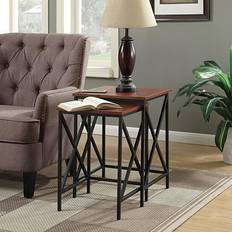 MDF Nesting Tables Convenience Concepts Tucson Nesting Table 18.2x18.2"