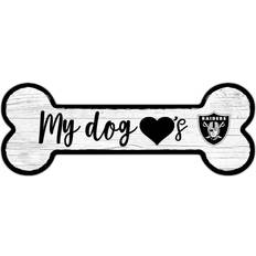 Fan Creations Las Vegas Raiders NFL Dog Bone Wall Décor