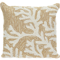 Acrylic Pillows Liora Manne Coral Complete Decoration Pillows Beige (45.72x45.72)