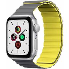 Apple watch herre Kingxbar Magnetic - Grey/Yellow