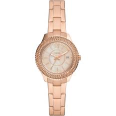 Stella rose Fossil Stella Watch, 30mm Rose Gold MOP/Rose Gold