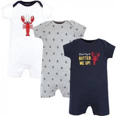 Hudson Infant Boy Cotton Rompers - Butter Me Up Lobster