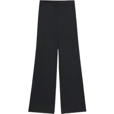 Polyamide - Women Pants Theory Wide-Leg Pant in Precision Ponte - Black