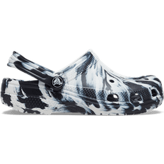 Crocs classic marbled Crocs Kid's Classic Marbled Clog - Black/White