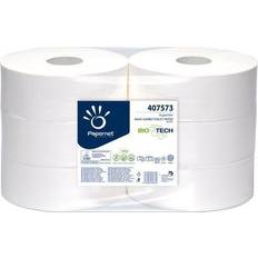 Papernet Rengøringsudstyr & -Midler Papernet Toilet Paper BioTech Jumbo 2-Layer 350m 6pcs