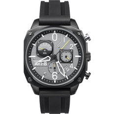 AVI-8 Hawker Hunter Retrograde Chronograph Tactical Black