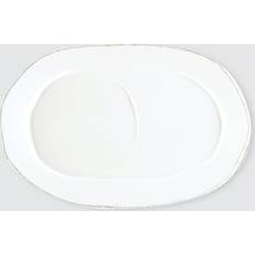 Vietri Lastra Oval Tray White Bandejade servicio